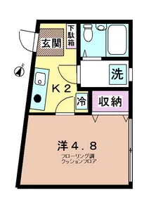 エトアール赤坂【2階】の間取り