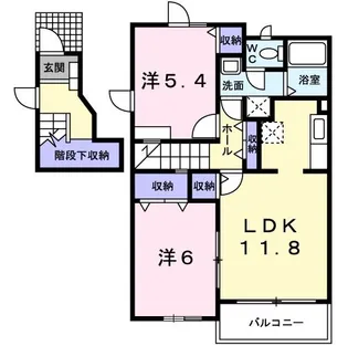 メゾン永吉A【2階】の間取り