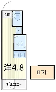 タイムテラス金町【2階】の間取り