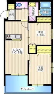 ボヌール【2階】の間取り
