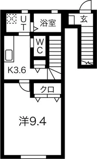 SHAMROCK+1【2階】の間取り