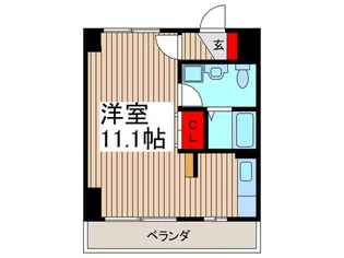 グリシ-ヌ響【7階】の間取り