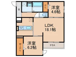 Maison de Espoir永田【3階】の間取り