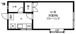 ハイムジュン【1階】の間取り