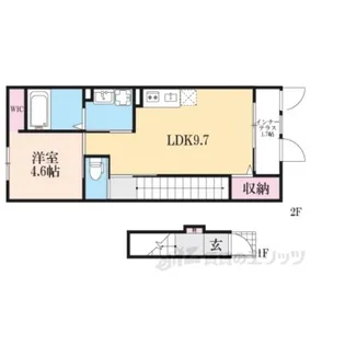 甲南町葛木新築アパート【1階】の間取り