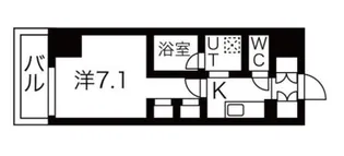 シーズンフラッツ押上サウス【8階】の間取り