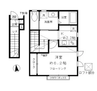 メゾン・レリシア【2階】の間取り