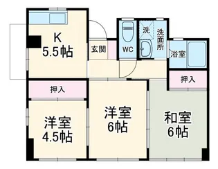 プリミエール中山【2階】の間取り