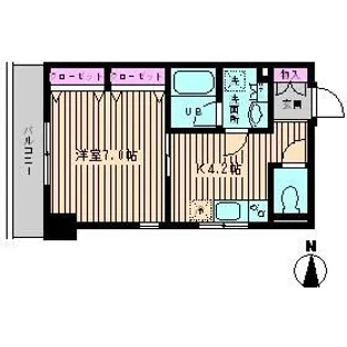 ブランネージュ【4階】の間取り