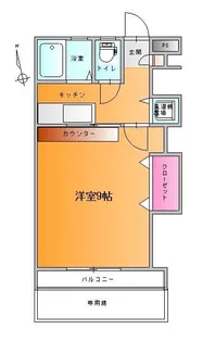 メゾン・ド・楓【1階】の間取り