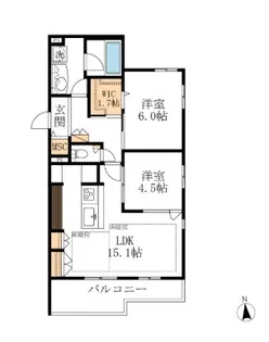 ソフィア南流山【3階】の間取り