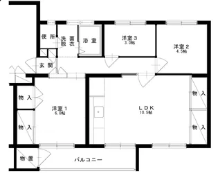 JK2伊勢宮【2階】の間取り