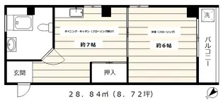 エンドーハウス【2階】の間取り