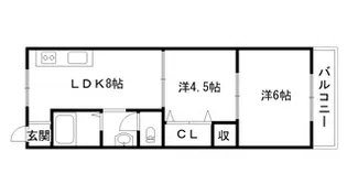 土佐ビル高柳【3階】の間取り