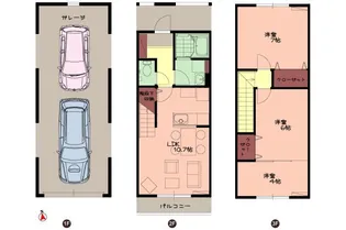 プレジールの間取り