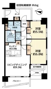 ライオンズマンション西麻布シティ【4階】の間取り