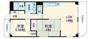 トーシンボヌール瑞穂【5階】の間取り