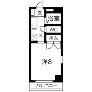 アーバンライフヤマゼン【6階】の間取り