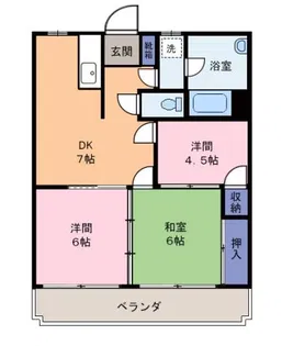 シャレール儀間【2階】の間取り