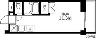 タイドプールマンション【3階】の間取り