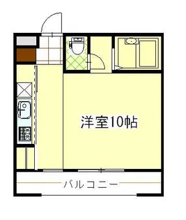 サウスパークハイツ【2階】の間取り