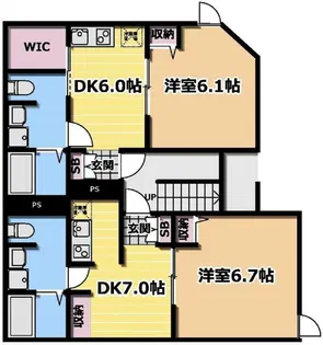 Riva Bianca【1階】の間取り