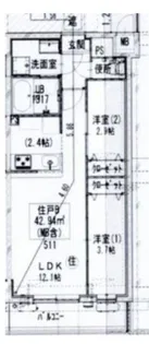 GENOVIA梅島【5階】の間取り