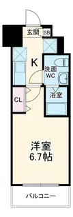 プレスト武蔵小杉【2階】の間取り