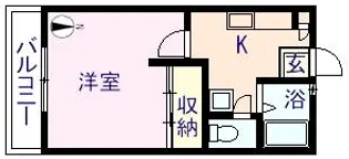 ティエラ栄A棟【1階】の間取り