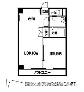 レガートヴェルティエ【6階】の間取り