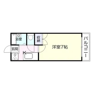 サンライフ永野【1階】の間取り