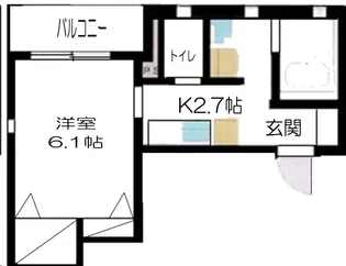 ベルフルール【3階】の間取り