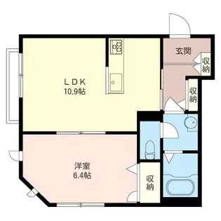 コート武蔵小杉【2階】の間取り