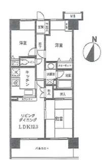 神奈川県横浜市中区伊勢佐木町7【マンション】の間取り