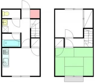 長沢アパート【1階】の間取り