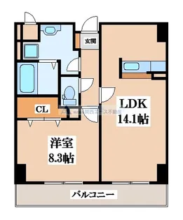 グランデフィオーレ【6階】の間取り