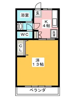 フォレストサイド越戸【2階】の間取り