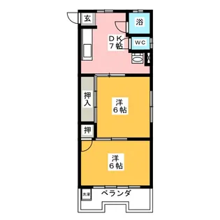 車屋ビル【3階】の間取り