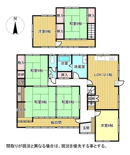岡山県倉敷市栗坂【一戸建】の間取り