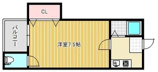 リトルフラッツ【1階】の間取り