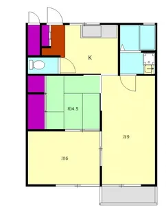 サンコーポ【2階】の間取り
