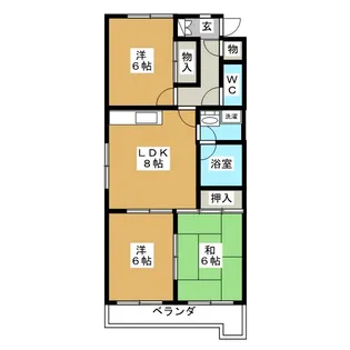 エスパース21【2階】の間取り