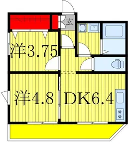 ダイヤモンドクレスト南柏【1階】の間取り