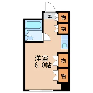 1Rの間取り画像