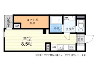 アトリオ上野【1階】の間取り