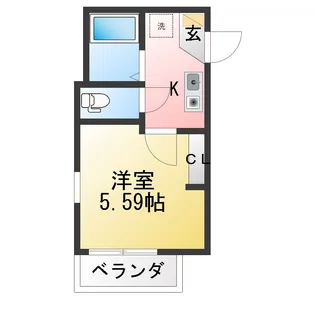 CASA FELICE【1階】の間取り