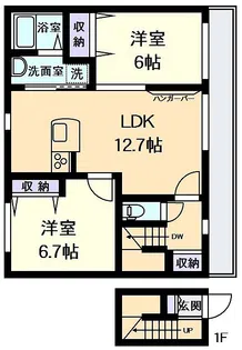 Scarperia【2階】の間取り