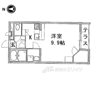 レオパレスケルン【1階】の間取り