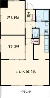三向ハイツ元今泉【8階】の間取り