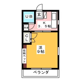 コーポラスシェトア【3階】の間取り